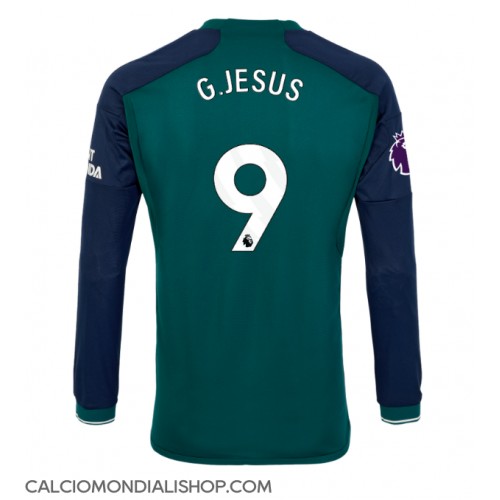 Maglie da calcio Arsenal Gabriel Jesus #9 Terza Maglia 2023-24 Manica Lunga